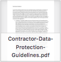 Contractor Data Protection Guidelines