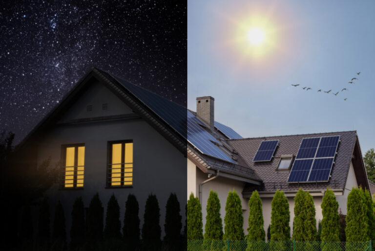 how solar panels work at night