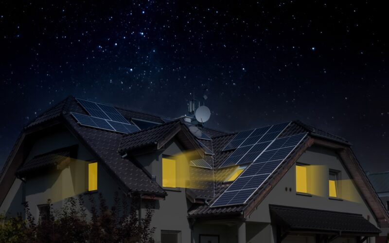 why solar can still work at night